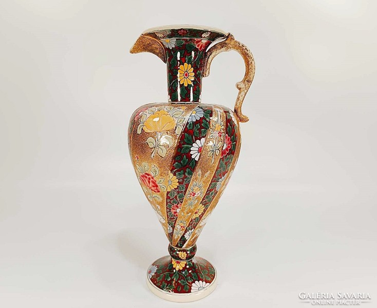 FISCHER J. ANTIK PORCELÁN NAGY MÉRETŰ VÁZA ,35 CM (R049)