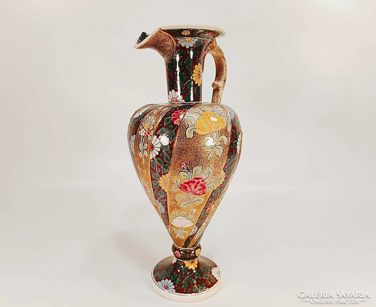 FISCHER J. ANTIK PORCELÁN NAGY MÉRETŰ VÁZA ,35 CM (R049)
