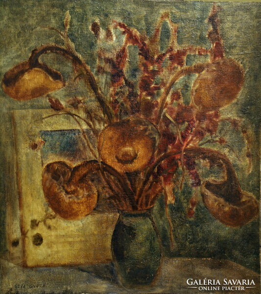 Gera Gyula festmény, csendélet