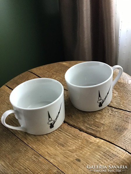 Régebbi KARE Design porcelán csésze párban