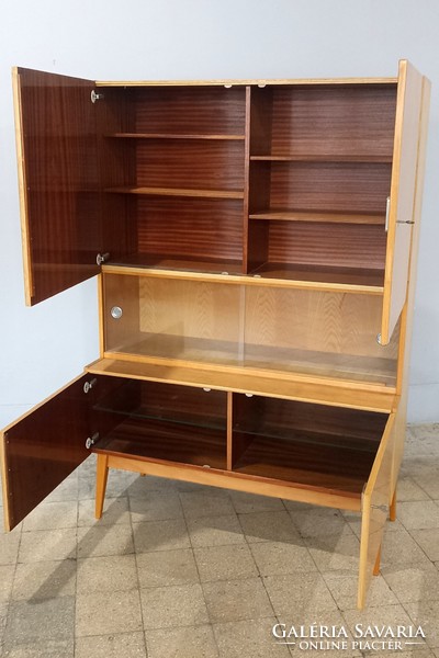 Jitona Hubert Nepožitek & Bohumil Landsman - Szekrény, Highboard, retro, vintage