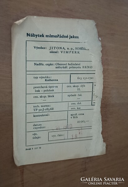 Jitona Hubert Nepožitek & Bohumil Landsman - Szekrény, Highboard, retro, vintage