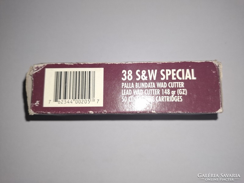 38Spec WadCutter Fiocchi Üres töltényhüvely lőszerhüvely  50 darab egybe