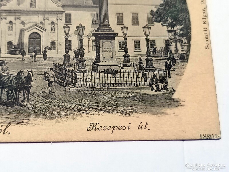 Nagyon ritka, Budapest,  Kerepesi út képeslap 1901.  (1F)