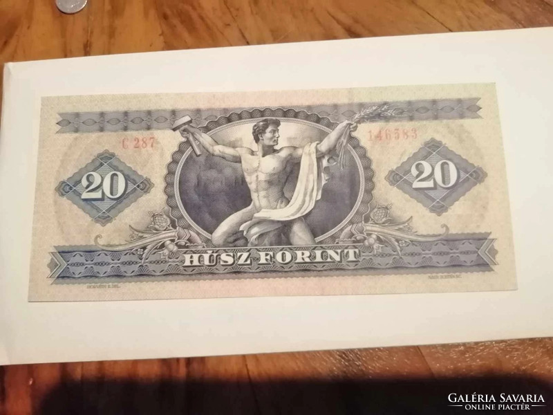 1975 papír 20 forintos