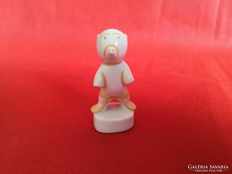 Herendi artdeco maci (medve) - mini figura