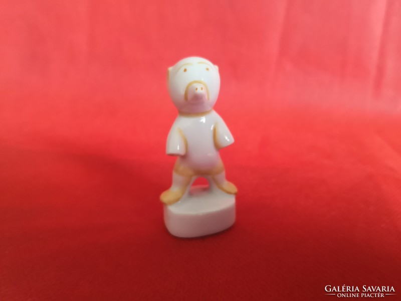 Herendi artdeco maci (medve) - mini figura