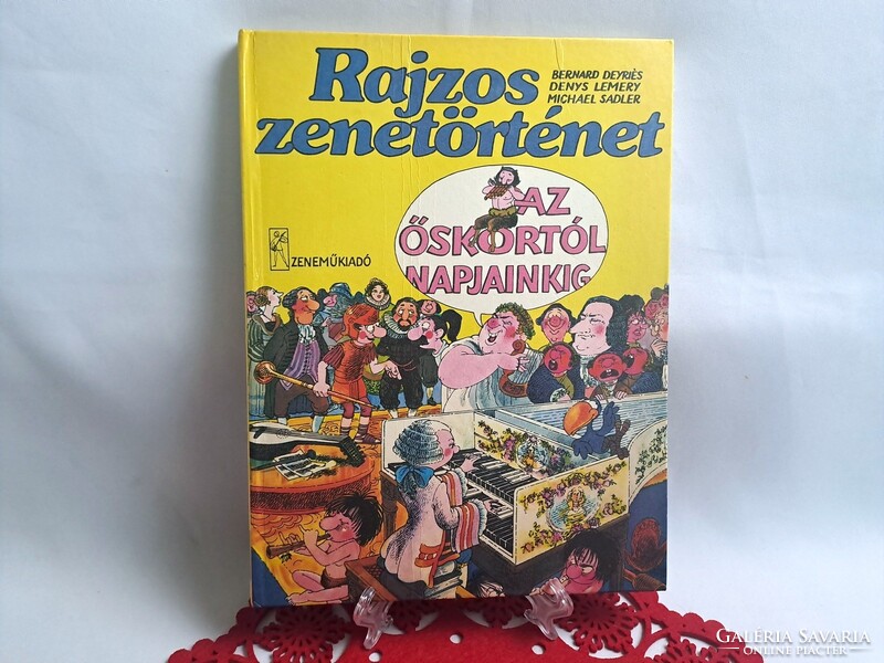 Rajzos zenetörténet az őskortól napjainkig 1985-ös könyv
