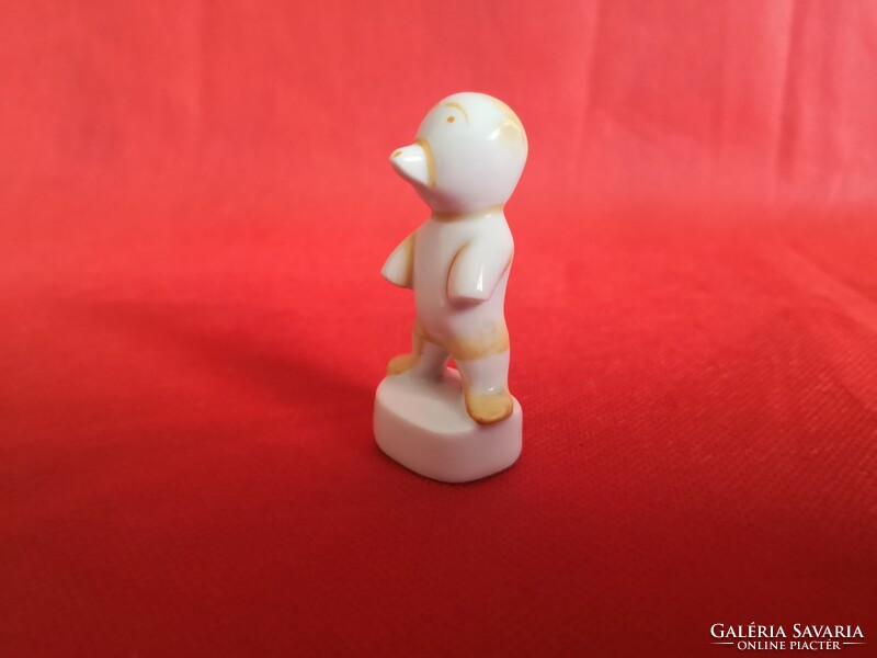 Herendi artdeco maci (medve) - mini figura