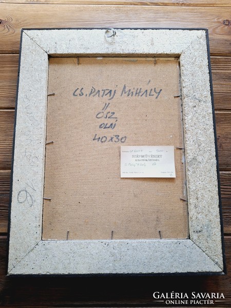 Cs. Pataj Mihály: Ősz, 40 x 30 cm, olaj, festmény