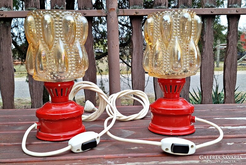 Retro éjjeli  lámpa , asztali lámpa párban