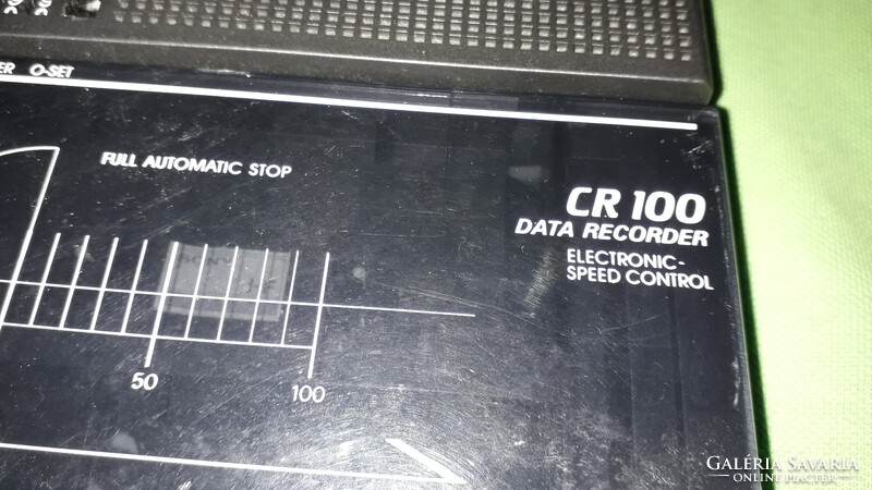 Retro GRUNDIG CR 100 KAZETTÁS REKORDER MAGNETOFON TÖKÉLETESEN MŰKÖDIK 27X17X6 cm a képek szerint