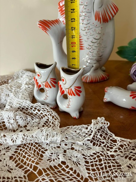 Gyönyörű Polonne italos halas feles készlet