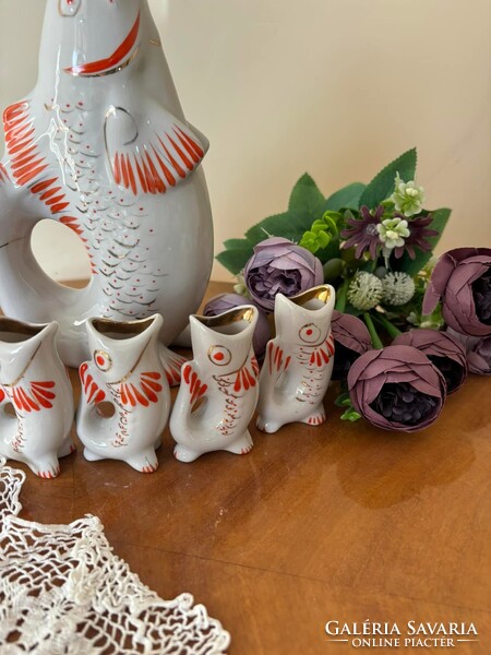 Gyönyörű Polonne italos halas feles készlet