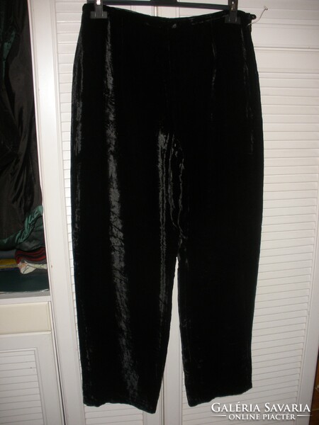 Selyem - pamut tükörbársony nadrág