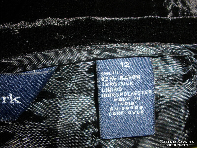 Selyem - pamut tükörbársony nadrág