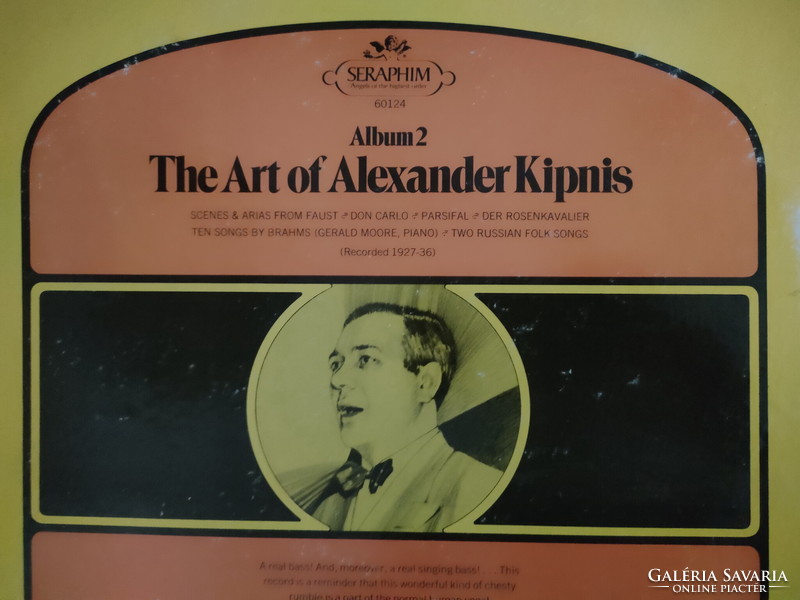 ALEXANDER KIPNIS  - BASSZUS   LP  LAKKLEMEZ VINYL -  NAGYON RITKA !