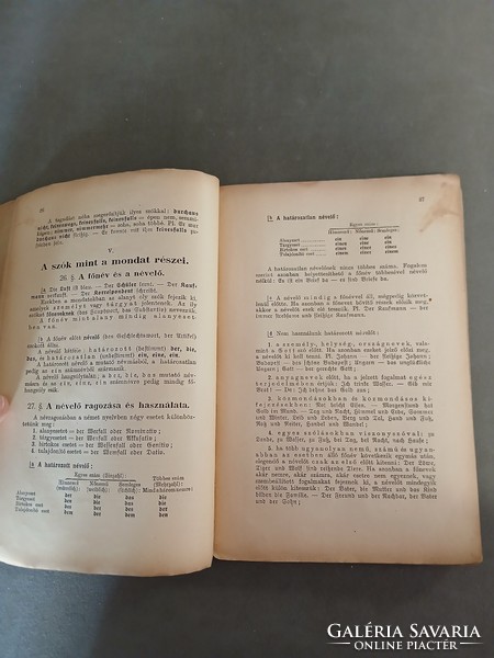 Dr.Schack Béla, Hauser Rezső Sándor - Német nyelvtan - 1926