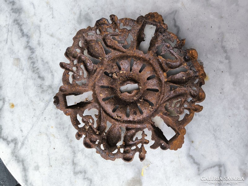 Gyönyörű antik mennyezet Rózsa angyalok öntöttvas lüszter làmpa alkatrész dekoráció film színház