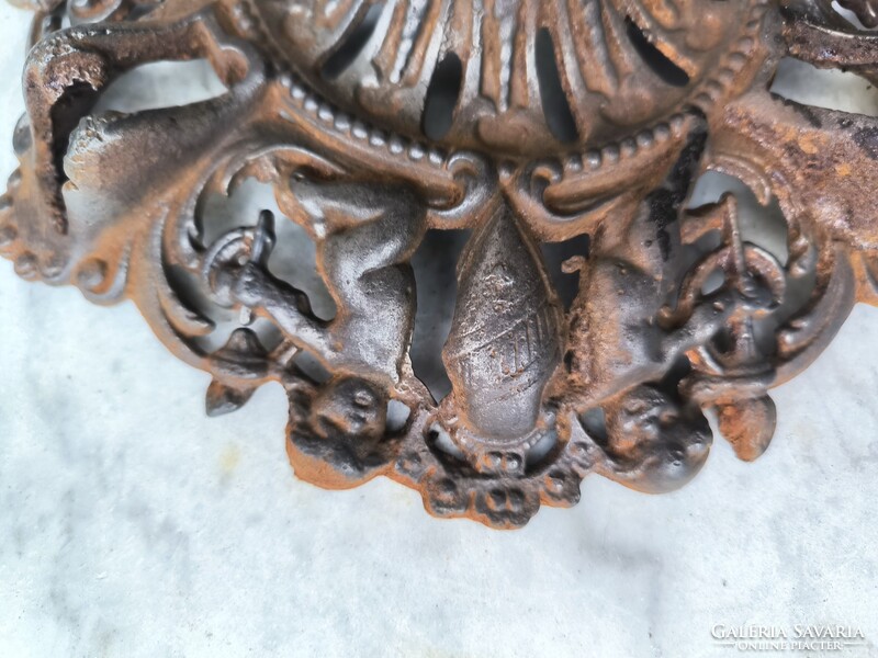 Gyönyörű antik mennyezet Rózsa angyalok öntöttvas lüszter làmpa alkatrész dekoráció film színház