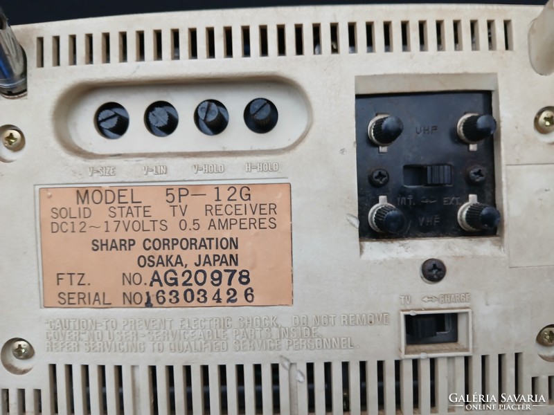 Space Age Retro Sharp Mini TV