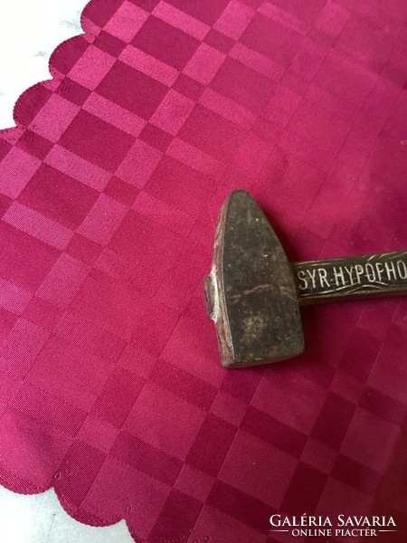 Gyógyszertári Dr EGGER levél nehezék reklám tárgy 17 cm.