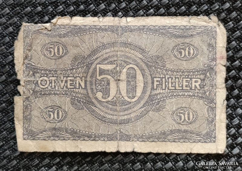 50 fillér bankjegy 1920