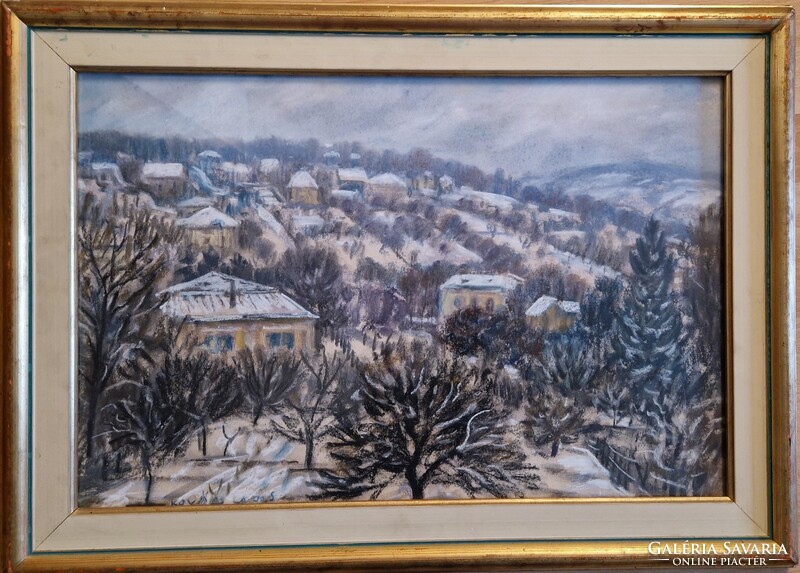 Kovács Lajos- Ady- liget- Pasztell-60x40 cm