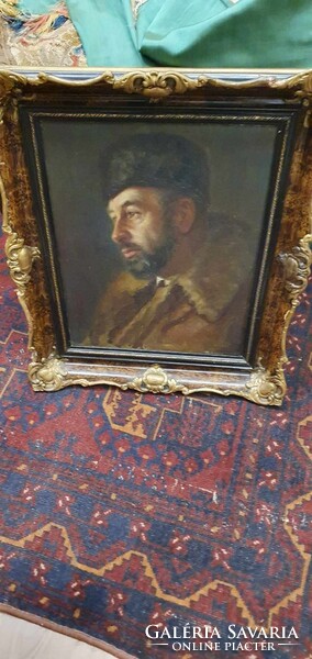 Férfi Portré. Nagyon szépen megfestett. Hévizi Piroska festette.