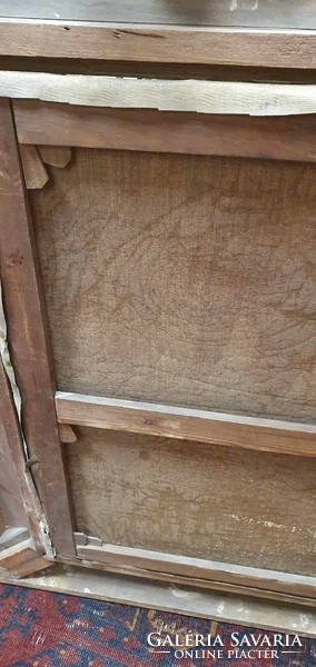 Duranti jelzéssel nagyon szép nagyméretű festmény. Nagyon szép színvilágú. 60x80-as keret nélkül.