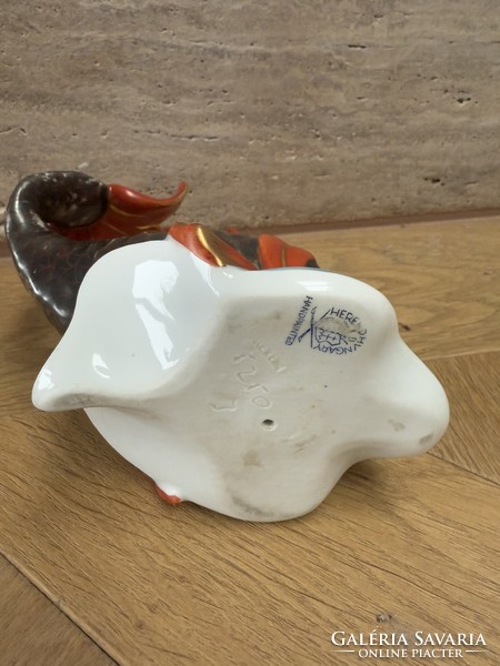 Herendi nagyméretű kínai hal kb 14.5cm hosszú
