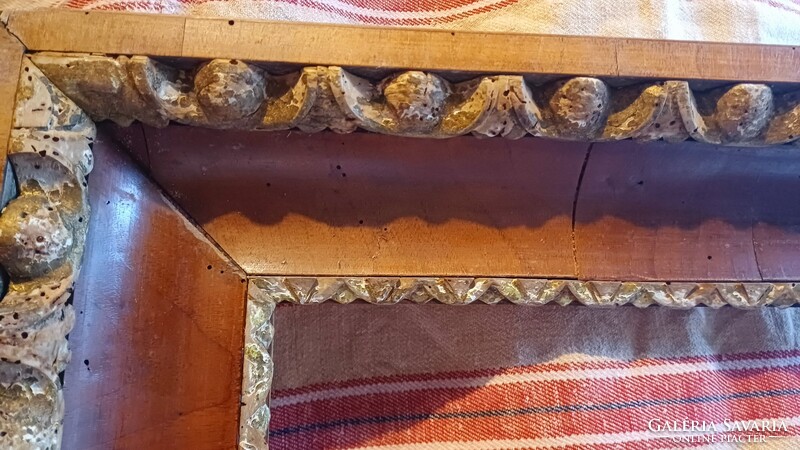 Biedermeier ökörszemes keret