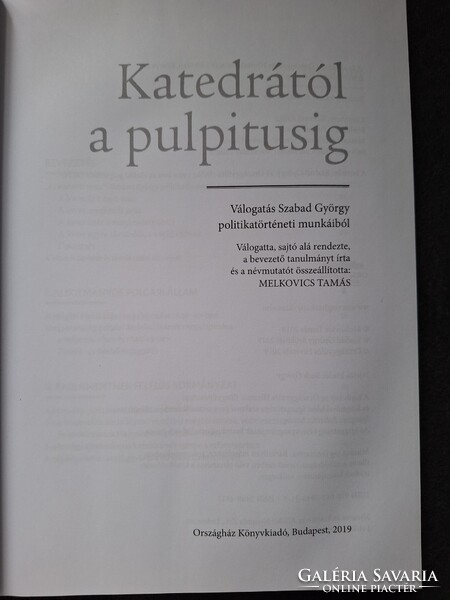 Katedrától a pulpitusig