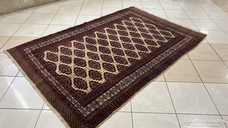 3812 Pakisztáni Bokhara kézi csomó gyapjú perzsa Szőnyeg 135X240CM INGYEN FUTÁR