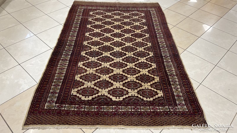 3812 Pakisztáni Bokhara kézi csomó gyapjú perzsa Szőnyeg 135X240CM INGYEN FUTÁR