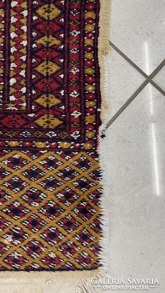 3812 Pakisztáni Bokhara kézi csomó gyapjú perzsa Szőnyeg 135X240CM INGYEN FUTÁR