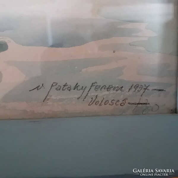Vitéz Pataky Ferenc akvarell