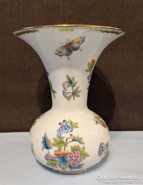 Herendi Viktória mintás váza - nagy méretű