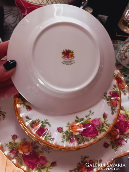 Royal Albert  Old Country Roses  porcelán sütis készlet