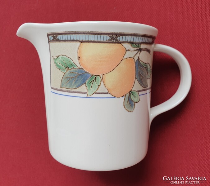 MIKASA In taglio porcelán tej tejszín kiöntő körte mintával mártásos