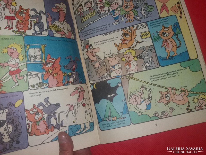 1987.FEKETE MIKLÓS - KRENNER ISTVÁN : MICU A CSODAKANDÚR képregény a képek szerint