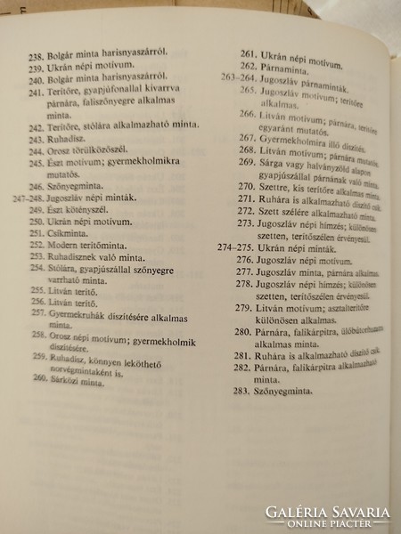 Keresztszemes hímzésminták Paul Ilona Zsille Zsigmondné