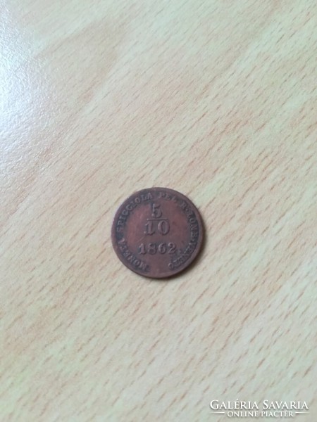 Olaszország - Lombardia-Velence    5/10 Soldo 1862 A