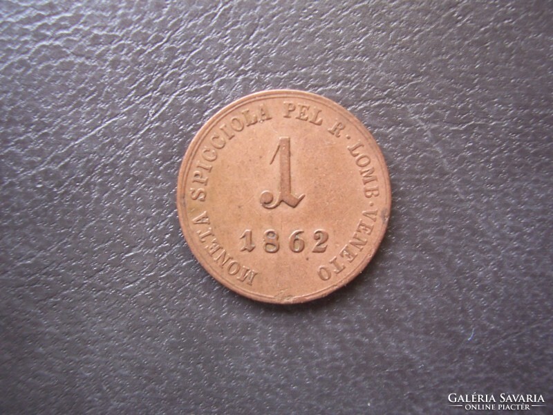 Olaszország - Lombardia-Velence 1 Soldo 1862 B