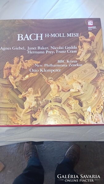 Hanglemez Bach H-mol mise+ Mozart Varázsfuvola