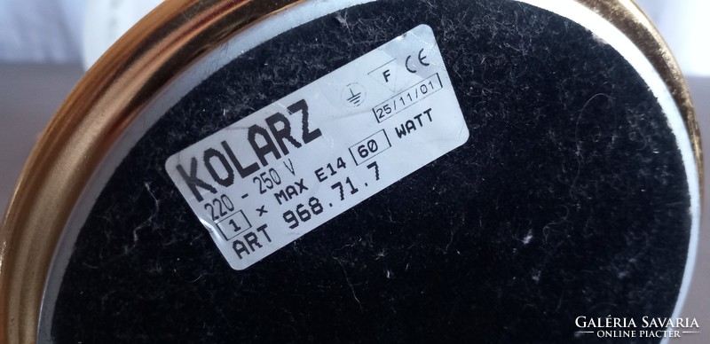 Vintage Kolarz asztali design lámpa ALKUDHATÓ