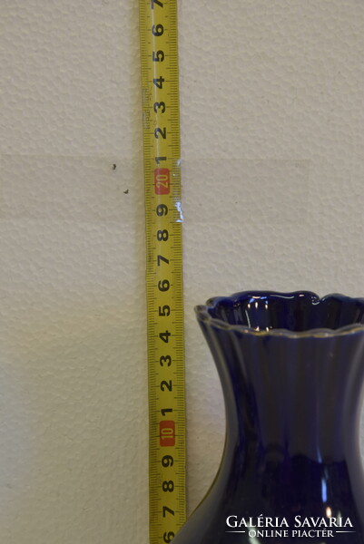 Kobalt kék porcelán váza A099