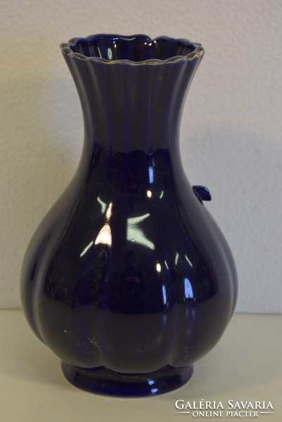Kobalt kék porcelán váza A099