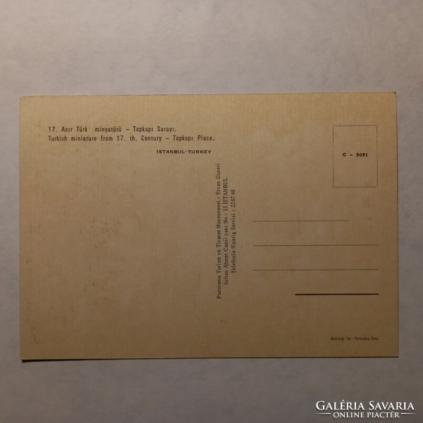 Régi Isztambul (Törökország) képeslap