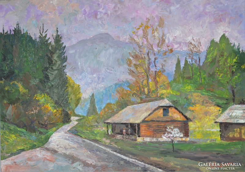 Zicherman Sándor - Kárpátoki táj